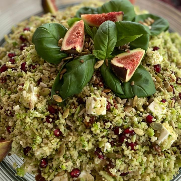 Cous cous salaatti, cous cous salad (laktoositon, laktosfri)