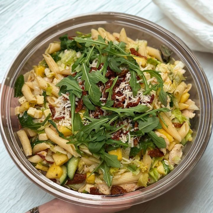 Pastasalaatti, pastasallad (laktoositon, laktosfri)