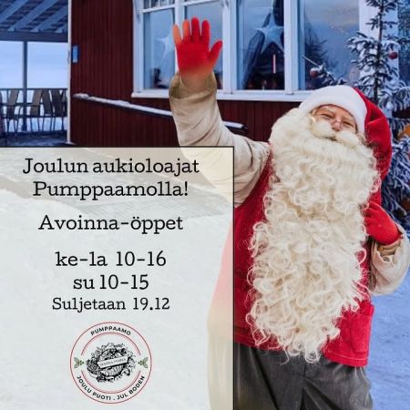 Pumppaamo aukeaa 21.11🎅
Vi öppnar Pumppaamo 21.11❤️